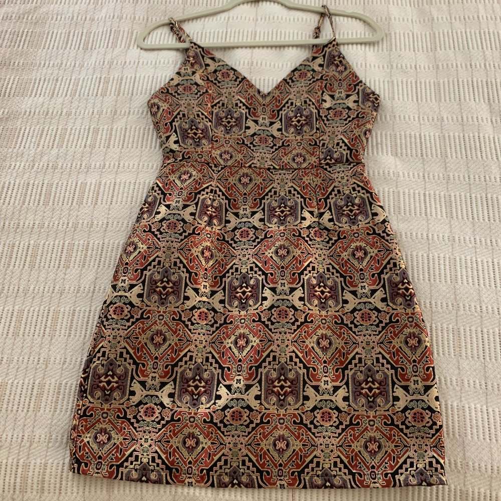 Red and Gold Dress